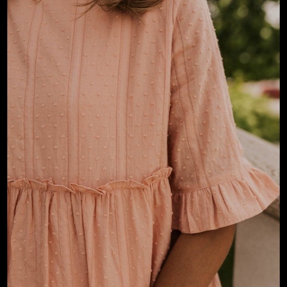 NWT Roolee Drop Waist Peplum baby Doll Top - Picture 5 of 10